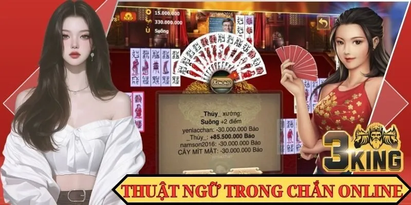 Các thuật ngữ xuất hiện khi chơi Chắn trực tuyến hôm nay